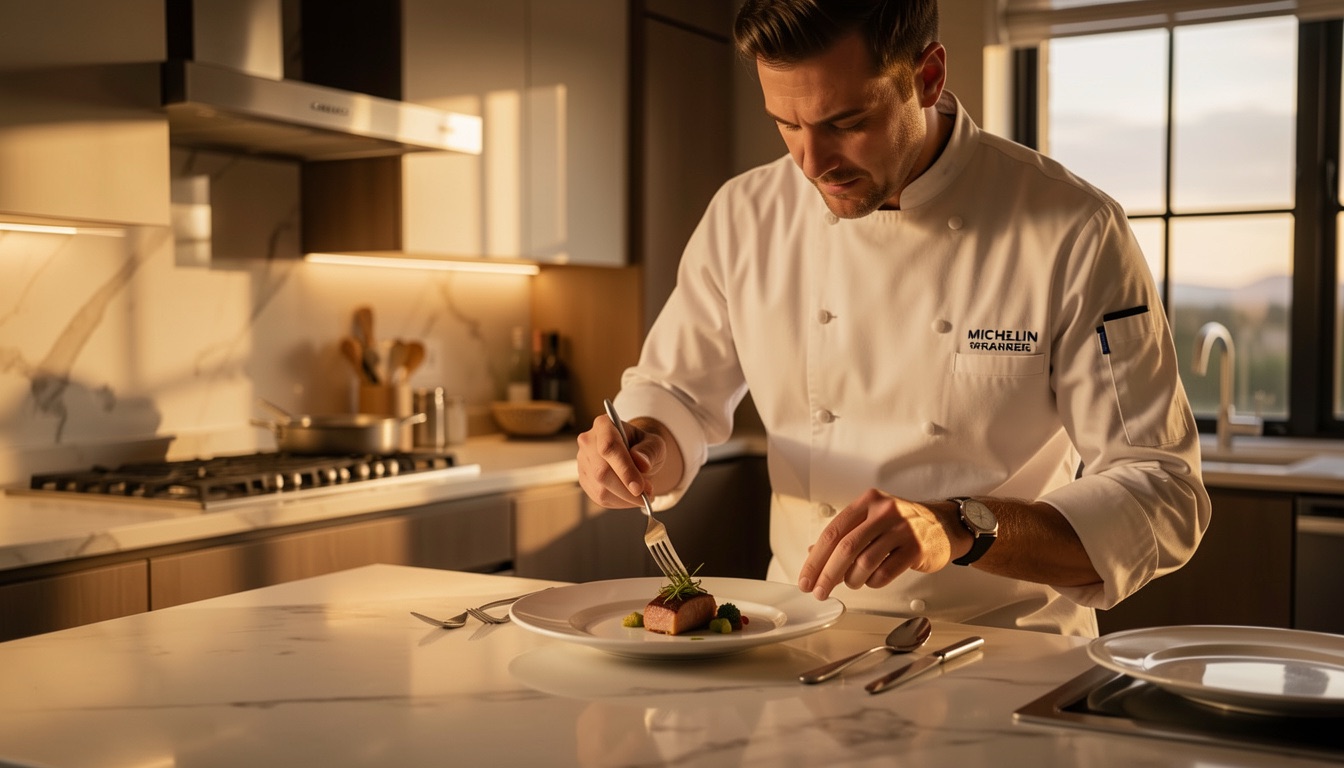Luxury private chef dining experience in Dubai